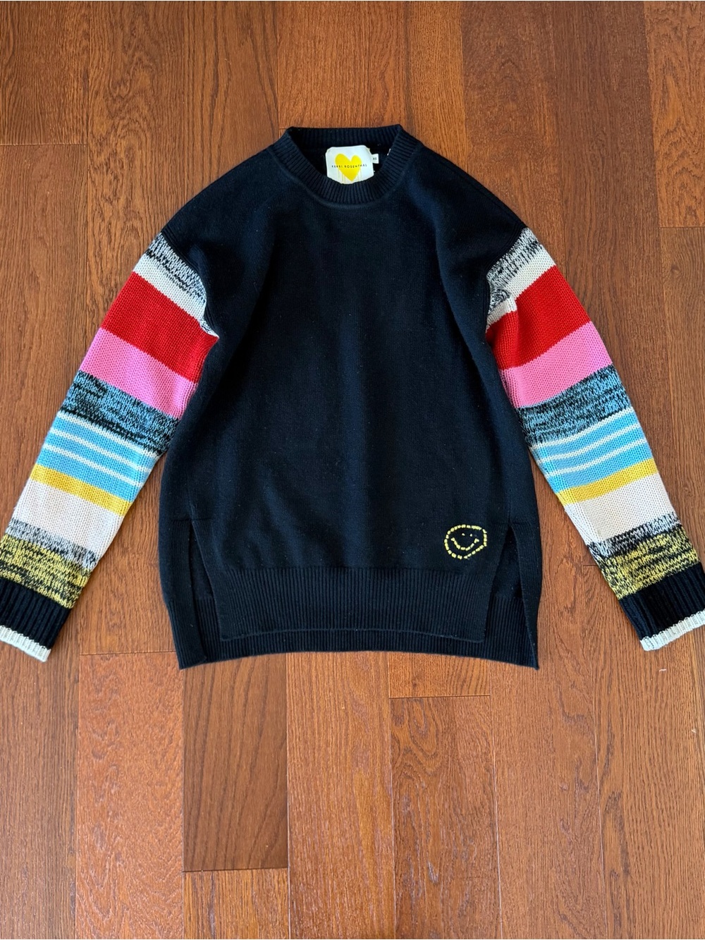 Kerri Rosenthal Robbie Sweater Marled Stripe Cashmere size XS - Picture 8 of 12